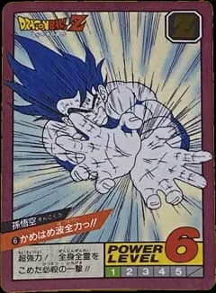 ドラゴンボール カードダス ドラゴンボールカードダス スーパーバトル 第1弾(1993年究極博版) No.6 【かめはめ波全力っ!!】