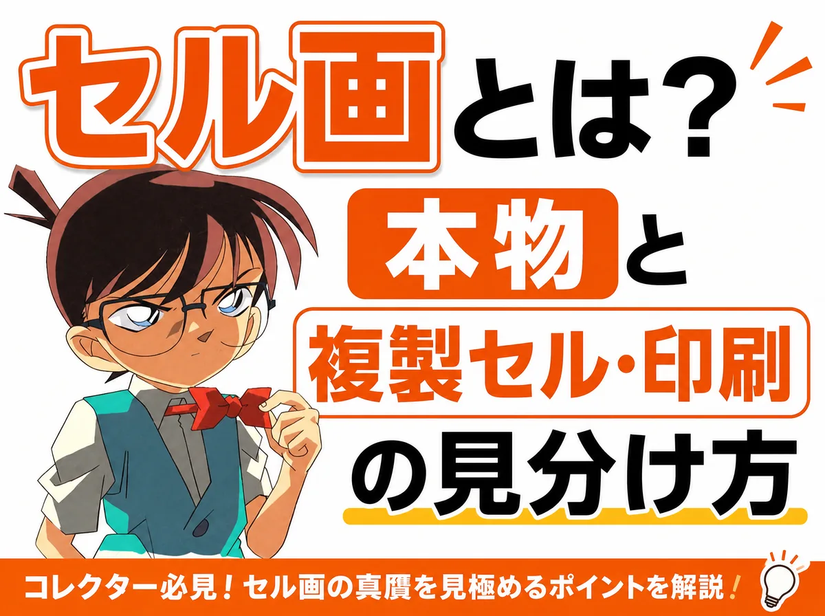 セル画とは?本物と複製セル・印刷の見分け方を買取専門店が解説