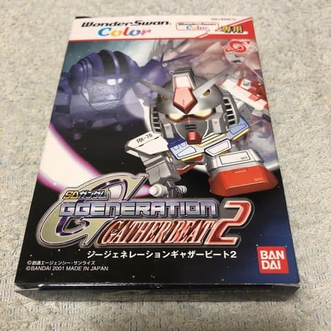 SDガンダムGジェネレーション ギャザービート 2(ワンダースワン(WS・ワンダースワンカラー・スワンクリスタル))の買取参考画像