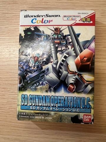 SDガンダムオペレーション U.C.(ワンダースワン(WS・ワンダースワンカラー・スワンクリスタル))の買取参考画像