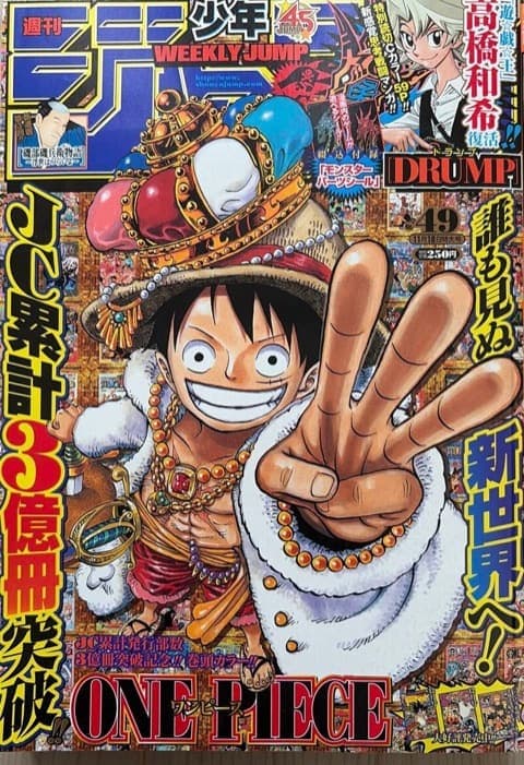 週刊少年ジャンプ 2013年49号(ONE PIECE)の表紙