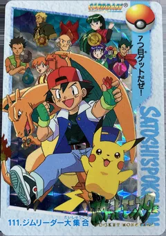 カードダス ポケモンカードダス アニメコレクション №111 【ジムリーダー大集合】