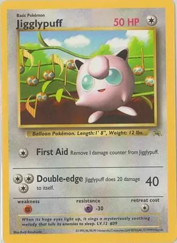 ポケモンカード旧裏 プリン（英語表記 ハイパーコロコロ）