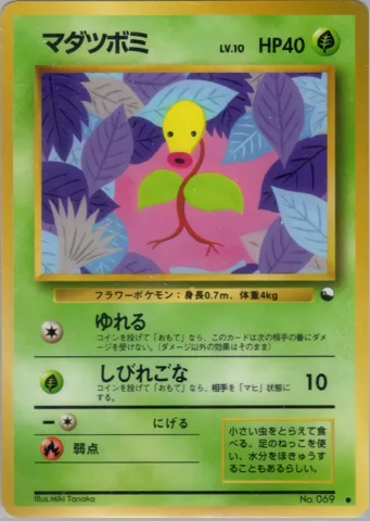 ポケモンカード旧裏 マダツボミ　拡張シート